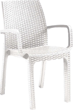 SEDIA-IN-POLIPROPILENE-'VERONA-ARMCHAIR'-bianco-Bica