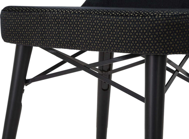 Sedia-Mimoza-Nera-Set-2Pz-Cm--40X65X99