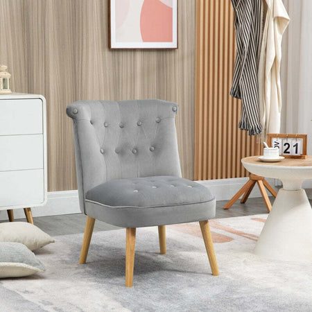 Sedia-Moderna-per-Soggiorno-e-Sala-da-Pranzo-con-Seduta-Imbottita-e-Tessuto-Vellutato,-60x66x79-cm,-Grigia-poltrona-poltroncina-salotto-camera-ufficio-studio-F839-618V00GYA
