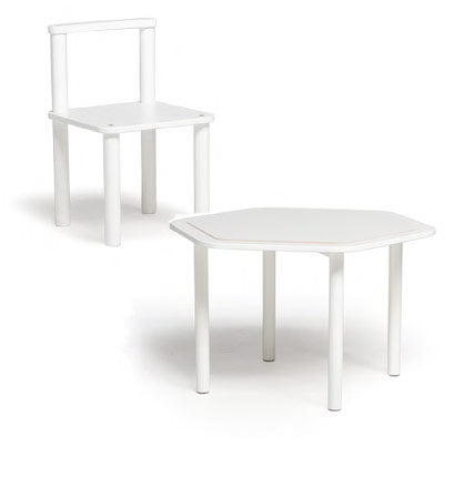 Sedia Cuoricini Moovie Bianco