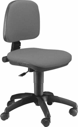 Sedia operativa A41B - con ruote - braccioli opzionali - grigio - Unisit Casa e cucina/Arredamento/Studio/Sedie e Sgabelli/Sedie da scrivania Eurocartuccia - Pavullo, Commerciovirtuoso.it