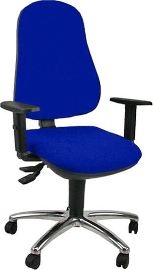 Sedia operativa Ariel - con ruote e braccioli - blu - Unisit Casa e cucina/Arredamento/Studio/Sedie e Sgabelli/Sedie da scrivania Eurocartuccia - Pavullo, Commerciovirtuoso.it