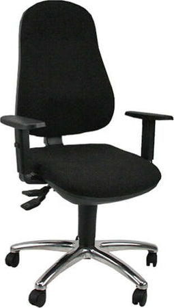 Sedia operativa Ariel - con ruote e braccioli - nero - Unisit Casa e cucina/Arredamento/Studio/Sedie e Sgabelli/Sedie da scrivania Eurocartuccia - Pavullo, Commerciovirtuoso.it