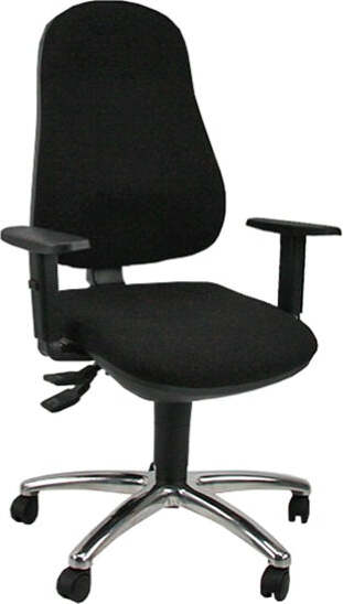 Sedia operativa Ariel - con ruote e braccioli - nero - Unisit Casa e cucina/Arredamento/Studio/Sedie e Sgabelli/Sedie da scrivania Eurocartuccia - Pavullo, Commerciovirtuoso.it