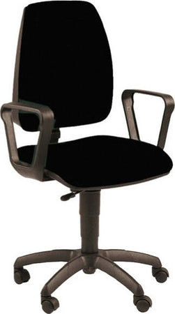 Sedia operativa Jupiter - con ruote e braccioli - nero - Unisit Casa e cucina/Arredamento/Studio/Sedie e Sgabelli/Sedie da scrivania Eurocartuccia - Pavullo, Commerciovirtuoso.it