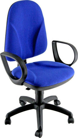 Sedia operativa TMTMI - con ruote - braccioli opzionali - ignifuga - blu - Unisit Casa e cucina/Arredamento/Studio/Sedie e Sgabelli/Sedie da scrivania Eurocartuccia - Pavullo, Commerciovirtuoso.it