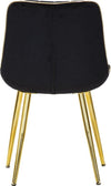 Sedia-Paris-Nera/Gold-Set-2-Pz-Cm-51X59X79
