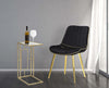 Sedia-Paris-Nera/Gold-Set-2-Pz-Cm-51X59X79