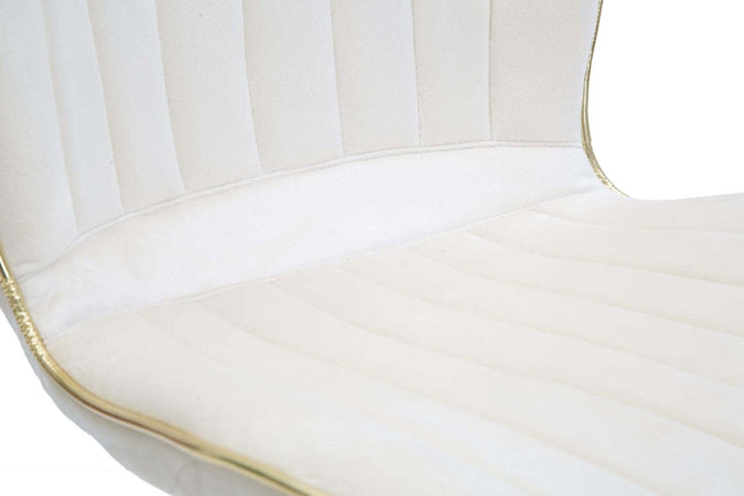 Sedia-Paris-Space-Crema-/Gold-Set-2-Pz-Cm-46X58X77