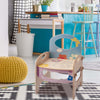 Sedia Per Bambino - Fiori Per Cameretta In Legno