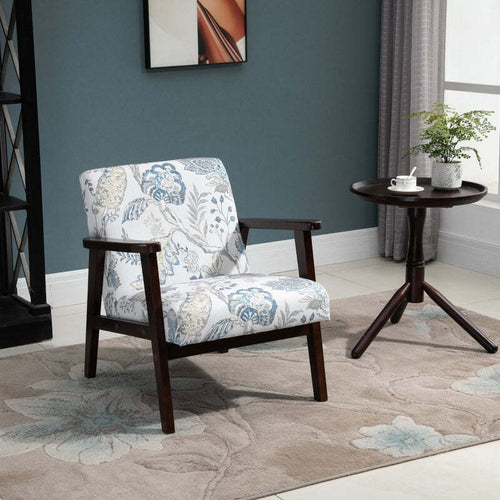 Sedia-per-Soggiorno-Poltroncina-Imbottita-con-Braccioli-in-Legno-e-Tessuto-Traspirante-per-Casa-e-Ufficio,-a-Fiori,-68.5x78.5x75cm-poltrona-soggiorno-salotto-camera-studio-F835-288A