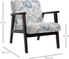 Sedia-per-Soggiorno-Poltroncina-Imbottita-con-Braccioli-in-Legno-e-Tessuto-Traspirante-per-Casa-e-Ufficio,-a-Fiori,-68.5x78.5x75cm-poltrona-soggiorno-salotto-camera-studio-F835-288A