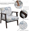 Sedia-per-Soggiorno-Poltroncina-Imbottita-con-Braccioli-in-Legno-e-Tessuto-Traspirante-per-Casa-e-Ufficio,-a-Fiori,-68.5x78.5x75cm-poltrona-soggiorno-salotto-camera-studio-F835-288A