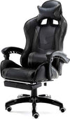 Sedia Poltrona Gaming Ufficio Casa In Ecopelle Cuscino Lombare Poggiatesta Piedi Nero Casa, arredamento e bricolage > Arredamento > Sedie Trade Shop italia - Napoli, Commerciovirtuoso.it