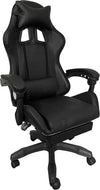 Sedia Poltrona Gaming Ufficio Casa In Ecopelle Cuscino Lombare Poggiatesta Piedi Nero Casa, arredamento e bricolage > Arredamento > Sedie Trade Shop italia - Napoli, Commerciovirtuoso.it