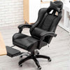 Sedia Poltrona Gaming Ufficio Casa In Ecopelle Cuscino Lombare Poggiatesta Piedi Nero Casa, arredamento e bricolage > Arredamento > Sedie Trade Shop italia - Napoli, Commerciovirtuoso.it