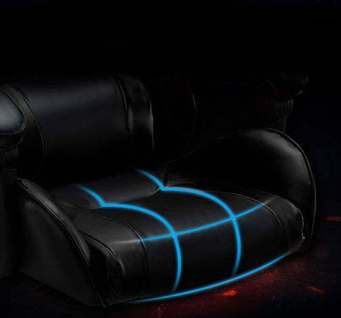 Sedia Poltrona Gaming Ufficio Casa In Ecopelle Cuscino Lombare Poggiatesta Piedi Nero Casa, arredamento e bricolage > Arredamento > Sedie Trade Shop italia - Napoli, Commerciovirtuoso.it