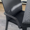 Sedia in Polipropilene  Phoenix con braccioli effetto rattan, adatto per bar e strutture
