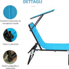 Sedia-Sdraio-da-Esterno-Pieghevole-con-Tettuccio-e-Rivestimento-Imbottito-in-Gommapiuma,-Lettino-Prendisole-da-Giardino-con-Schienale-Regolabile-66x164x81cm-Blu-84B-591BU