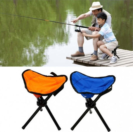 Sedia Sgabello Pieghevole 4 Gambe Pesca Pescatore Campeggio Metallo Portatile Sport e tempo libero/Attività ricreative all'aperto/Camping e outdoor/Arredamento da campeggio/Sgabelli Trade Shop italia - Napoli, Commerciovirtuoso.it