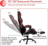 Sedia Ufficio Girevole Gioco Poggiapiedi Scrivania Reclinabile In Pelle Marrone Casa e cucina/Arredamento/Studio/Sedie e Sgabelli/Sedie da scrivania Trade Shop italia - Napoli, Commerciovirtuoso.it