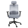 Sedia da ufficio ergonomica Tallin in tessuto traspirante con ruote