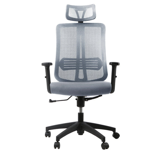 Sedia da ufficio ergonomica Copenaghen in tessuto traspirante con ruote