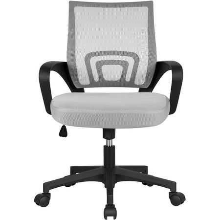 Sedia da ufficio ergonomica in tessuto traspirante con ruote "Bruxelles" per call center