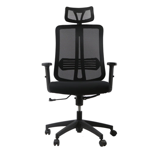 Sedia da ufficio ergonomica Copenaghen in tessuto traspirante con ruote