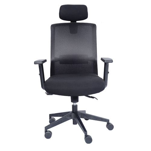 Sedia da ufficio ergonomica Tallin in tessuto traspirante con ruote