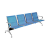 Panca per sala attesa aspetto studio medico o professionale a 4 posti - colore blu
