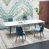 Sedie-da-Cucina-Imbottite,-Set-4-Pezzi-in-Poliestere-e-Acciaio,-47x55x86-cm,-Blu-DR6835-922V00DBDR6