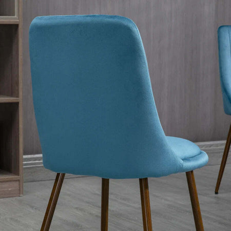 Sedie-da-Cucina-Imbottite,-Set-4-Pezzi-in-Poliestere-e-Acciaio,-47x55x86-cm,-Blu-DR6835-922V00DBDR6