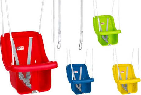 Sedile-altalena-Globo-41276-DOLU-con-cinture-sicurezza-Assortito