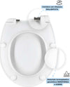 Sedile-Bianco-Lucido-Termoplastico-per-Serie-DARK-con-Chiusura-Rallentata-Frizionata