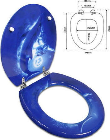 Sedile Copriwater Universale Per Bagno Copri Wc Water In Legno Delfino Casa e cucina/Bagno/Accessori per il bagno/Accessori per il WC/Copriwater e copri serbatoio per WC Trade Shop italia - Napoli, Commerciovirtuoso.it