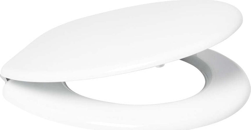 Sedile Wc Copri Water Tavoletta Vaso Universale Bianco MDF Legno Pesante Cerniere Metallo Bagno Fai da te/Attrezzature per cucine e bagni/Attrezzature per bagni/Sedili WC Ogomondo - Martina Franca, Commerciovirtuoso.it