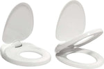 Sedile Wc Copri Water Tavoletta Vaso Universale Bianco Polipropilene PP Baby Family Sistema Soft Closing Bagno Casa e cucina/Bagno/Accessori per il bagno/Accessori per il WC/Sedili WC Ogomondo - Martina Franca, Commerciovirtuoso.it