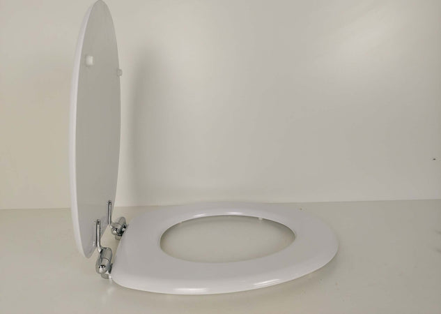 Sedile Wc Copri Water Universale Frizionato Bianco MDF Chiusura Rallentata Fai da te/Attrezzature per cucine e bagni/Attrezzature per bagni/Sedili WC Ogomondo - Martina Franca, Commerciovirtuoso.it