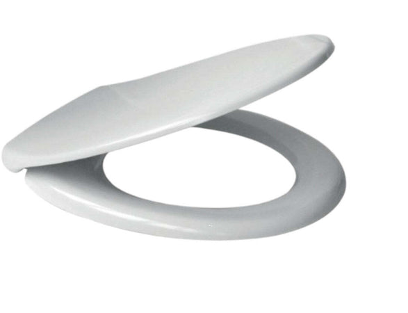 Sedile wc uiversale con cernierie in acciaio