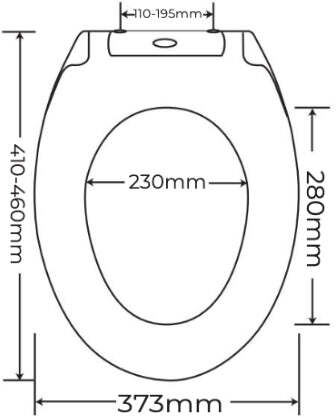 Sedile wc uiversale soft close sganciabile
