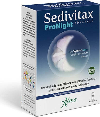Sedivitax-Pronight-Advanced-integratore-alimentare-10-bustine-Aboca