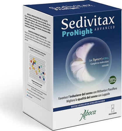 Sedivitax-Pronight-Advanced-integratore-alimentare-20-bustine-Aboca