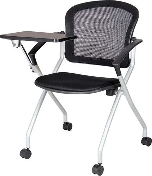 Seduta conferenza Phoenix - con tavoletta - nero - Serena Group Casa e cucina/Arredamento/Studio/Sedie per sala d'attesa Eurocartuccia - Pavullo, Commerciovirtuoso.it