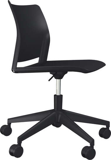 Seduta Home-Office Alpha APGN - senza braccioli - nero - Unist Casa e cucina/Arredamento/Studio/Sedie e Sgabelli/Sedie da scrivania Eurocartuccia - Pavullo, Commerciovirtuoso.it