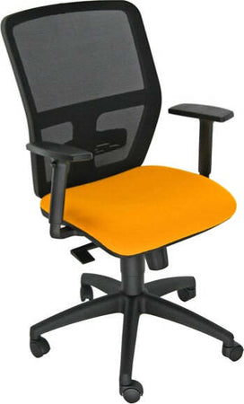 Seduta operativa ergonomica Kemper KMA - con braccioli regolabili - arancio - Unisit Casa e cucina/Arredamento/Studio/Sedie e Sgabelli/Sedie da scrivania Eurocartuccia - Pavullo, Commerciovirtuoso.it