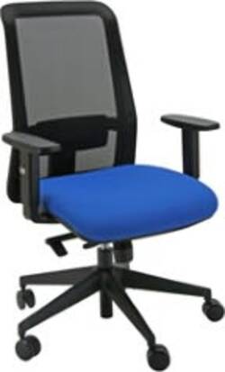 Seduta operativa Jet - ergonomica - blu - Unisit Casa e cucina/Arredamento/Studio/Sedie e Sgabelli/Sedie da scrivania Eurocartuccia - Pavullo, Commerciovirtuoso.it