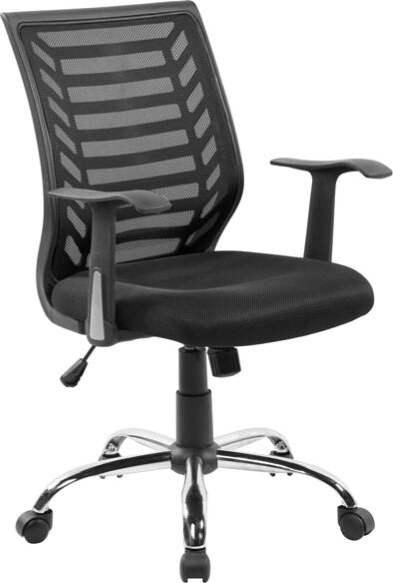 Seduta operativa Miami - con braccioli - schienale in rete nero-seduta nero - Serena Group Casa e cucina/Arredamento/Studio/Sedie e Sgabelli/Sedie da scrivania Eurocartuccia - Pavullo, Commerciovirtuoso.it