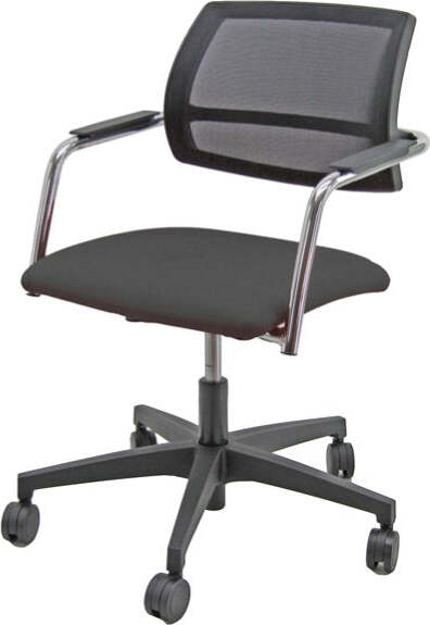 Seduta sala riunione Lithium G - con braccioli - nero - Unisit Casa e cucina/Arredamento/Studio/Sedie per sala d'attesa Eurocartuccia - Pavullo, Commerciovirtuoso.it