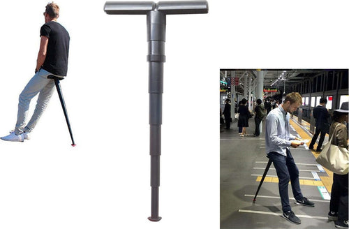 Seduta Sgabello Telescopico Sedia Pieghevole Portatile Appoggio Pesca Passeggio Sport e tempo libero/Attività ricreative all'aperto/Camping e outdoor/Arredamento da campeggio/Sgabelli Trade Shop italia - Napoli, Commerciovirtuoso.it